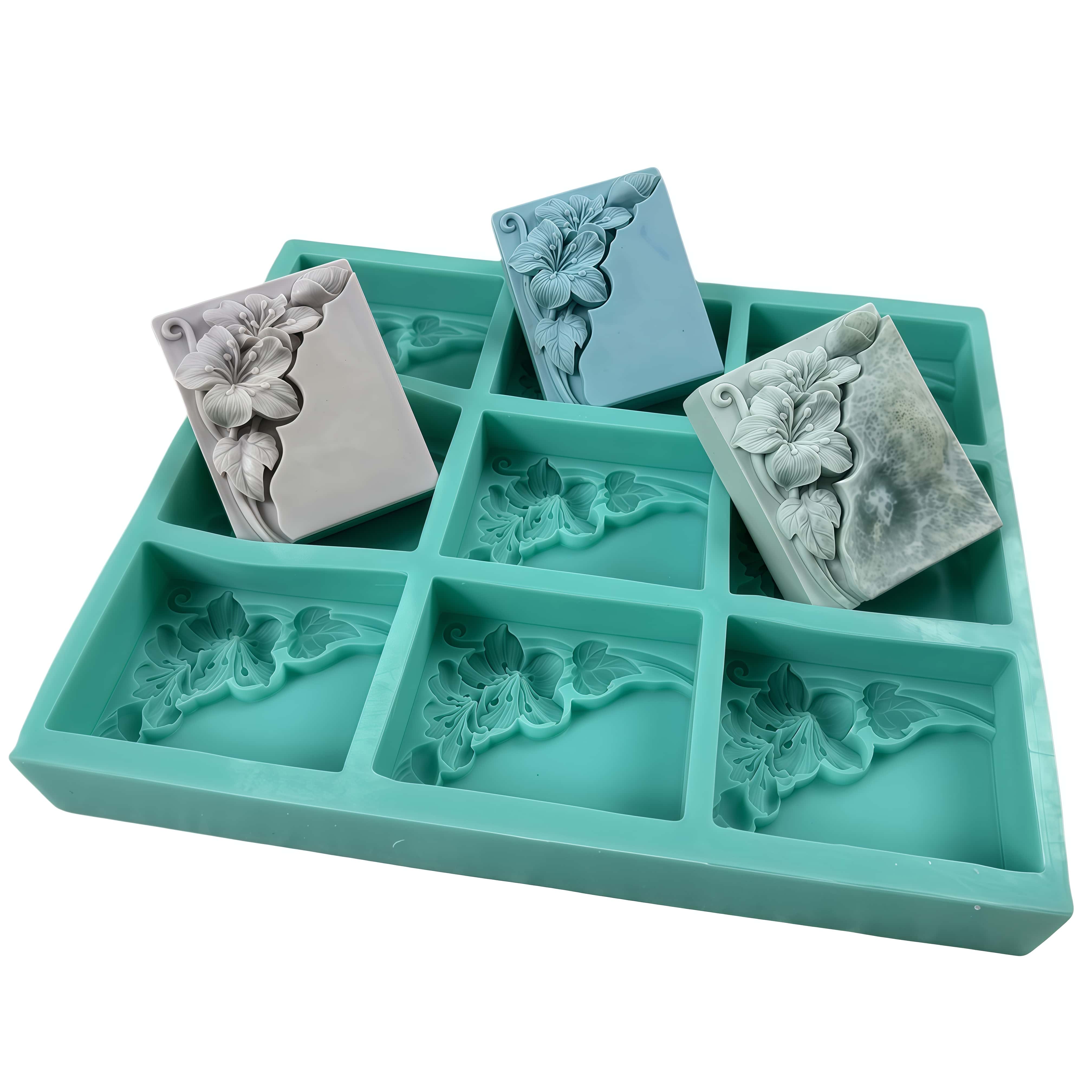 Soap Making Guide For Beginners - แม่พิมพ์สบู่ดอกไม้ทัง 9 ฟันผุ แม่พิมพ์ซิลิโคนดอกไม้สําหรับทําสบู่ธรรมชาติ