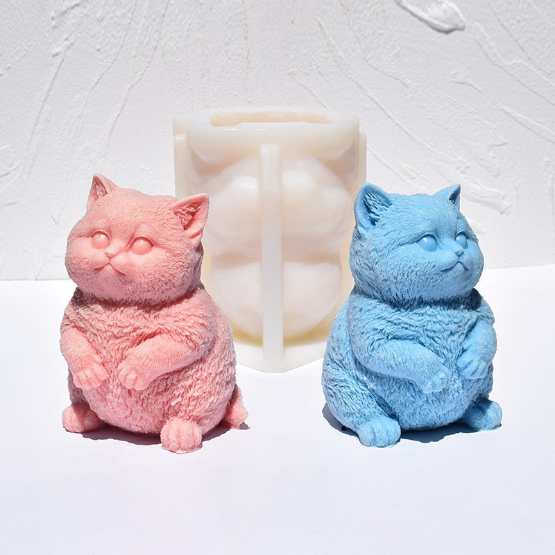 แม่พิมพ์เทียนซิลิโคนรูปแมวอ้วน - Soap Making Animal Fat บทวิจารณ์และราคา