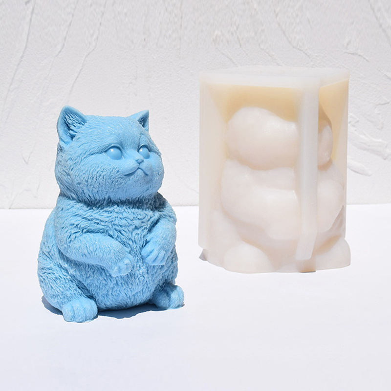 แม่พิมพ์เทียนซิลิโคนรูปแมวอ้วน - Soap Making Animal Fat บทวิจารณ์และราคา