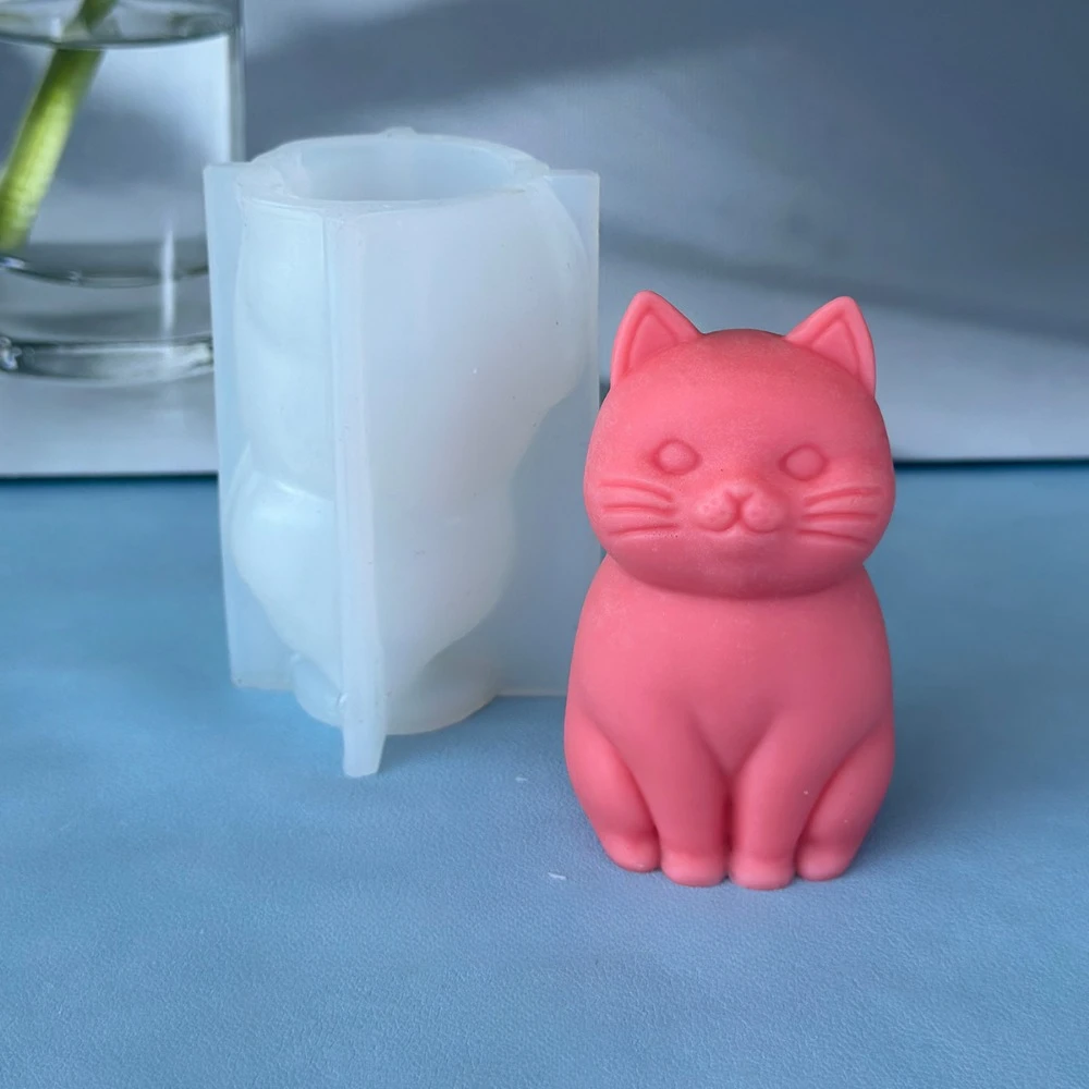 3D แมวไขมันสัตว์ซิลิโคนเทียนแม - Soap Making Animal Fat บทวิจารณ์และราคา