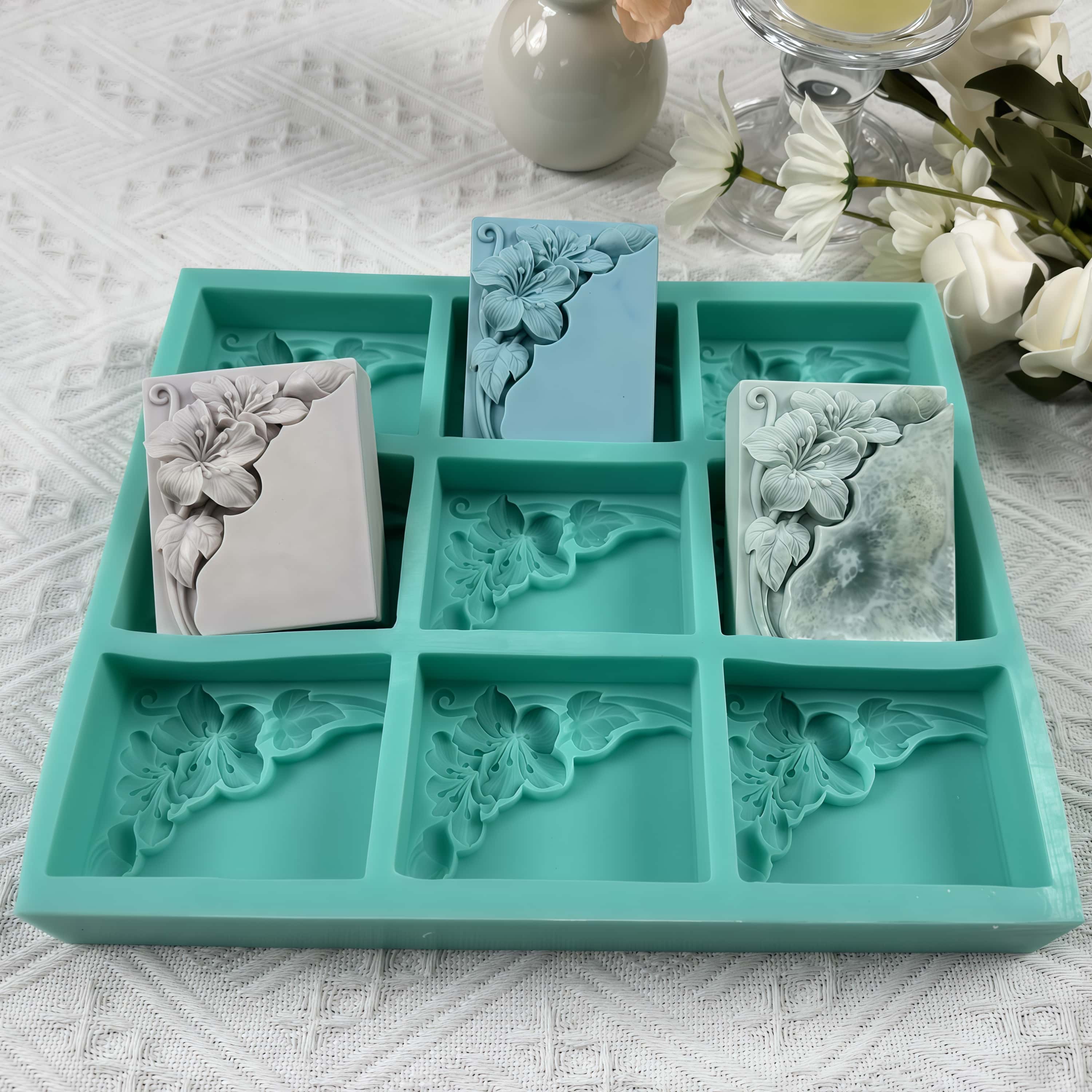 แม่พิมพ์สบู่ดอกไม้ทัง 9 ฟันผุ  - Soap Making Guide For Beginners บทวิจารณ์และราคา