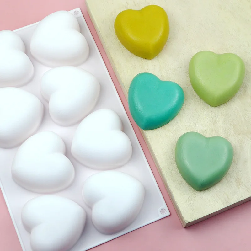 Love Heart ซิลิโคนสบู่แม่พิมพ์ - Soap Making Equipment บทวิจารณ์และราคา