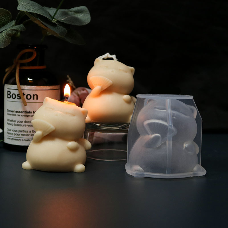 แม่พิมพ์ซิลิโคนซิลิโคนรูปแมวอ้ - Soap Making Animal Fat บทวิจารณ์และราคา