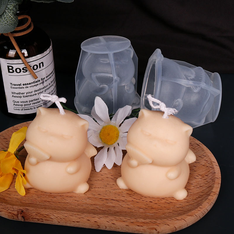 แม่พิมพ์ซิลิโคนซิลิโคนรูปแมวอ้ - Soap Making Animal Fat บทวิจารณ์และราคา