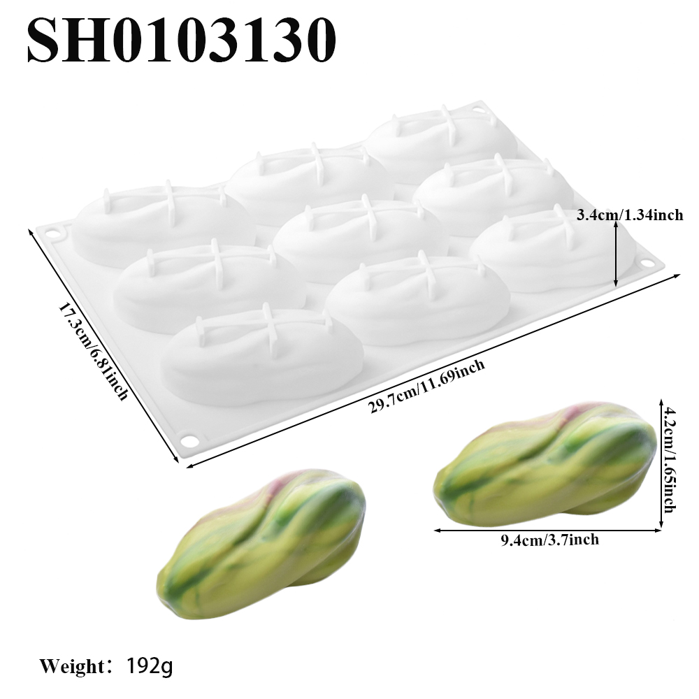 แม่พิมพ์ซิลิโคนรูปพิสตาชิโอ 1  - Soap Making Equipment บทวิจารณ์และราคา